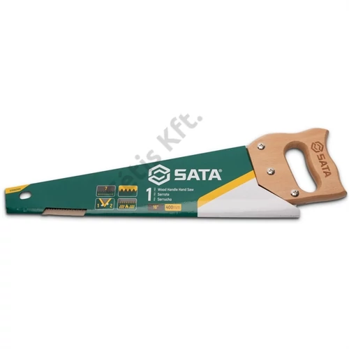 SATA kézi fűrész 450mm 7Z, fa markolattal