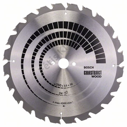 Bosch körfűrészlap 350x30/24 Construct Wood