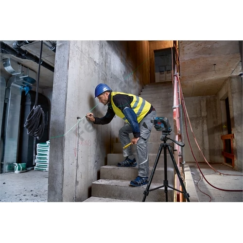 Bosch GCL 2-50 G zöld kombilézer + RM 10 Tartó + fali tartó