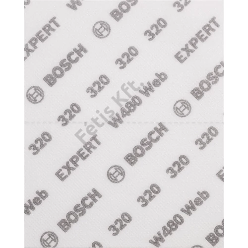 Bosch EXPERT W480 Web 1/4 kézi csiszolólap, 115 x 140 mm, G320
