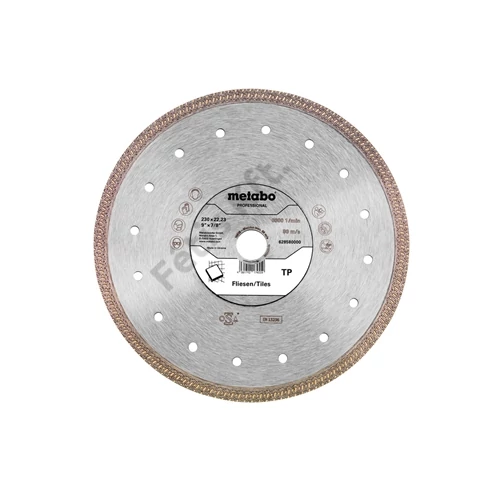 Metabo gyémánt vágókorong 230x22.23mm TP