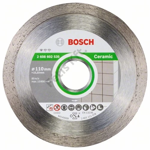Bosch vágókorong, gyémánt 110x1.6x22.23 mm csempe