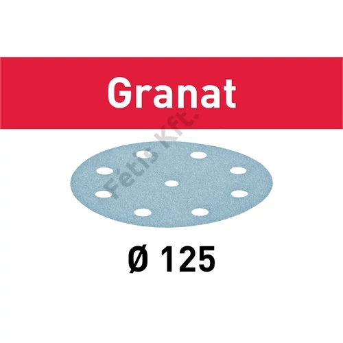 Festool Csiszolóanyag Granat D125 P320 GR/50 (50 db/doboz)