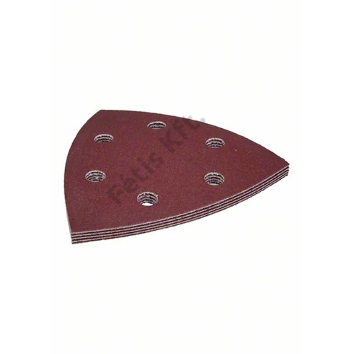 Bosch F460 tépőzáras delta csiszolópapír 93mm G120 6lyukas 5db