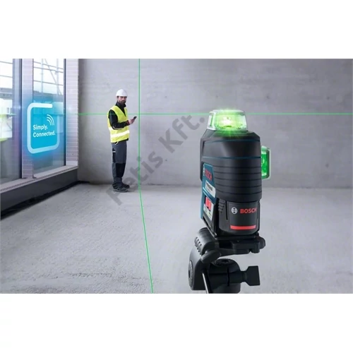 Bosch GLL 3-80 CG 3x360° vonallézer zöld +BM1 +L-Boxx (akku és elem nélkül)
