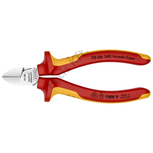 Knipex VDE oldalcsípő fogó 140mm (bliszter)