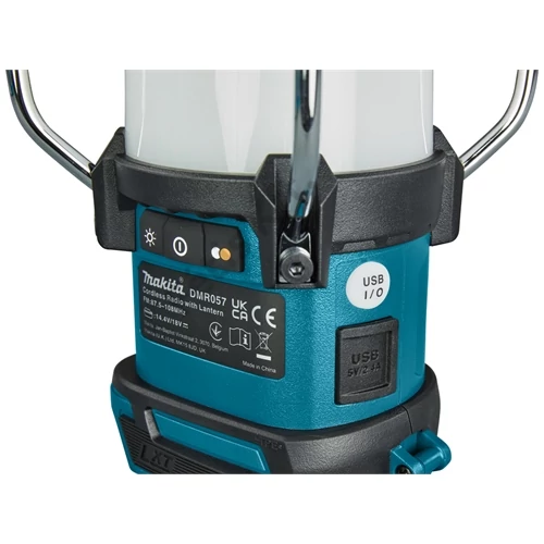 Makita DMR057 18V LXT Li-ion Bluetooth kemping rádió lámpával alapgép (akku és töltő nélkül)