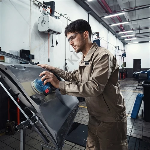 Bosch GEX 185-LI akkus excentercsiszoló 1x4.0Ah, GAL 18V-40 töltő, koffer