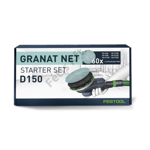 Festool Hálós csiszolóanyagok Granat Net D150 GR NET-Set