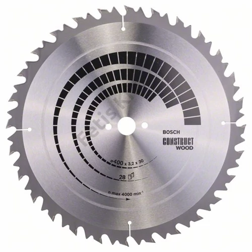 Bosch körfűrészlap 400x30/28 Construct Wood