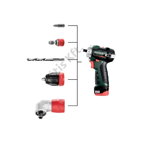 Metabo PowerMaxx BS BL Q akkus fúrócsavarozó 2x12V 2.0Ah, LC 12, koffer