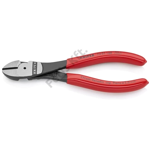 Knipex Erőkímélő oldalcsípő fogó feketére foszfátozott 160 mm (bliszter)