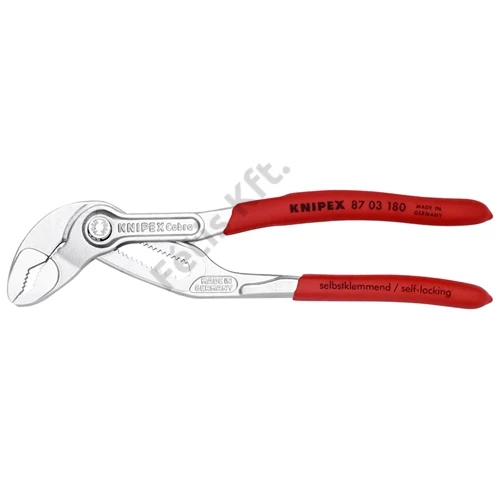 Knipex Cobra Hightech vízpumpafogó krómozott 180 mm