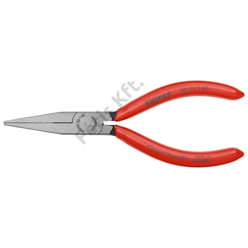Knipex hosszúcsőrű fogó feketére foszfátozott, mártott nyél 140 mm
