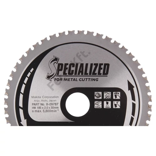 Makita Körfűrészlap fémre 185/30mm Z48 T