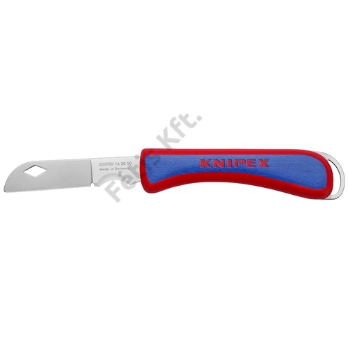 Knipex összecsukható villanyszerelő kés 120 mm, rögzítőszemmel