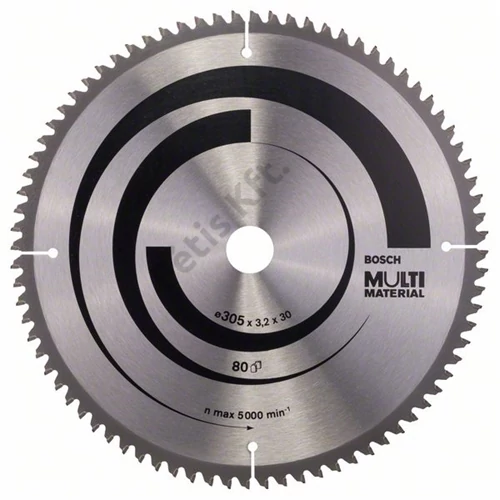 Bosch körfűrészlap 305X30/80 MultiMaterial