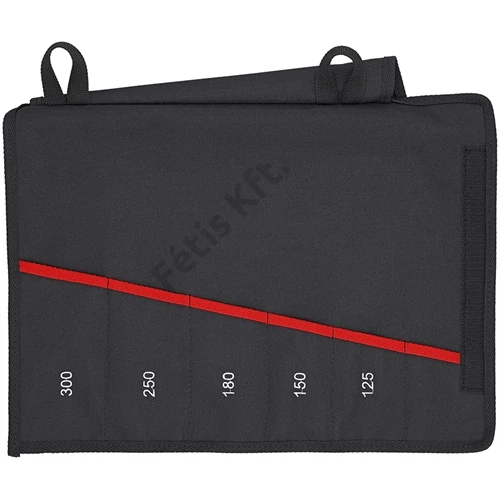 Knipex felgöngyölhető szerszámtáska Cobra vízpumpafogóhoz 6 részes (üres)