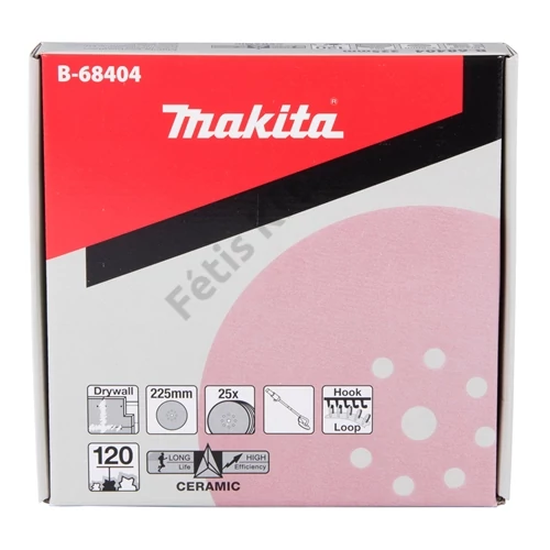 Makita tépőzáras csiszolópapír 225mm K120 25db (falcsiszolóhoz)