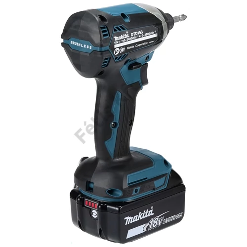 Makita DTD153RTJ 18V LXT Li-ion BL 170Nm ütvecsavarbehajtó 1/4 2x5.0Ah