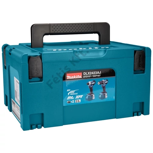 Makita DLX2423AJ 18V LXT Li-Ion BL akkus szett (DDF487Z fúró-csavarbehajtó+DTD157Z ütvecsavarbehajtó 1/4)+2x2.0Ah akku + töltő
