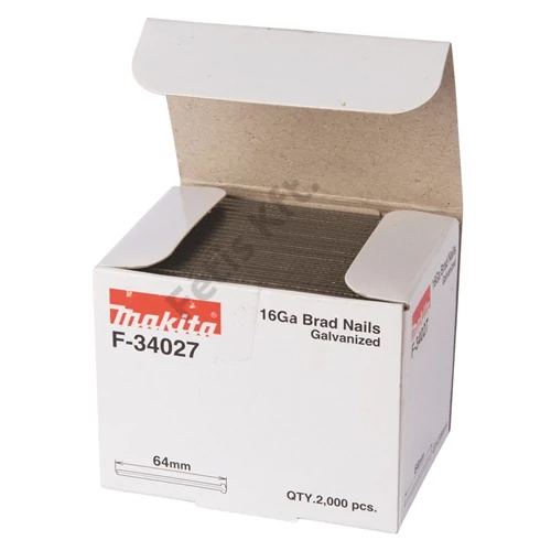 Makita fejnélküli szeg galvanizált 64mm x 1.3mm 16GA DBN600 2000db