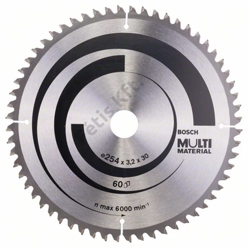 Bosch körfűrészlap 254x30/60 MultiMaterial