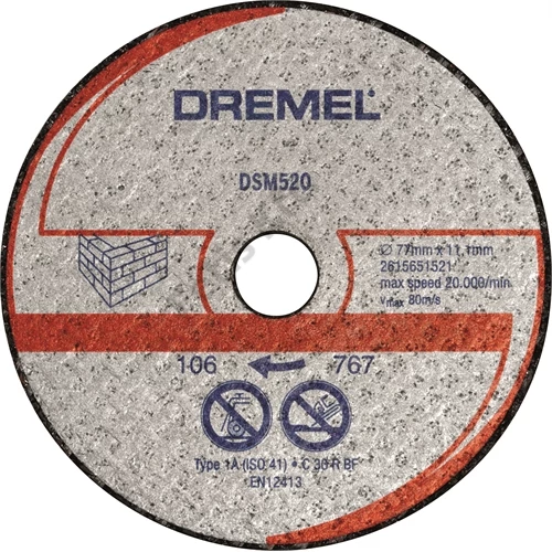 Dremel DSM20 falazat vágókorong (DSM520) 2 db