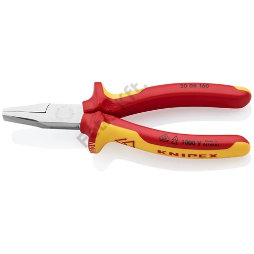 Knipex Laposfogó krómozott VDE 160 mm