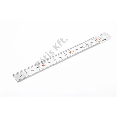 SATA acélvonalzó 150mm