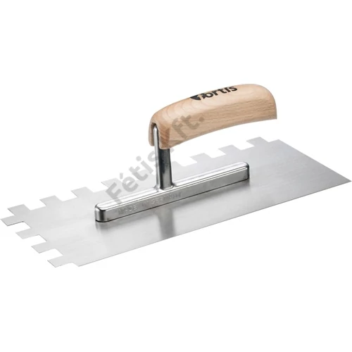 Fortis Simítókanál fogazott 280x130mm 15x15mm