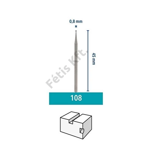 Dremel Gravírozószár 0.8 mm (108)