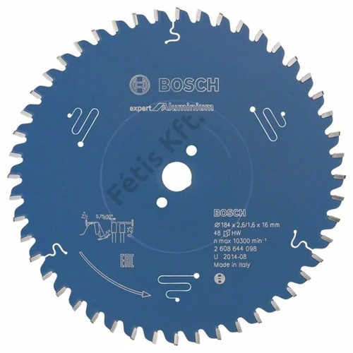 Bosch körfűrészlap 184x16/48 Expert for Aluminium