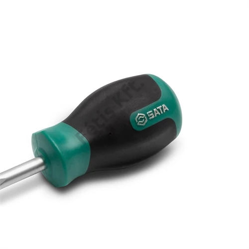 SATA csavarhúzó lapos 6x38mm kétkomponensű nyél