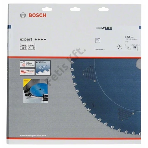 Bosch körfűrészlap 305x25.4/60 Expert for Steel