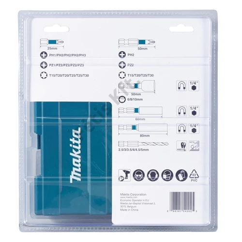 Makita 33 részes impact black bitkészlet