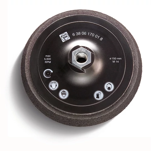 Fein tépőzáras gumitányér 130mm M14