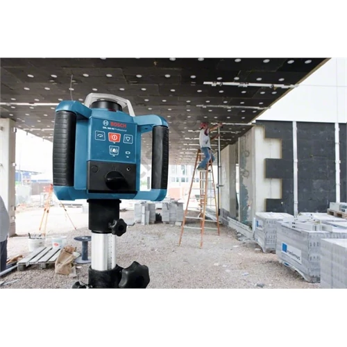 Bosch GRL 300 HV Rotációs lézer vevővel, távirányítóval és akkuval