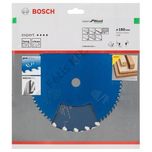 Bosch körfűrészlap 180x20/24 Expert for Wood