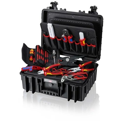 Knipex Robust23 szerszámkoffer 25 villanyszerelő szerszámmal (Elektro)
