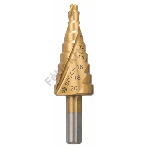 Bosch HSS-TiN lépcsős lemezfúró, 9 lépcsős 4-20 mm