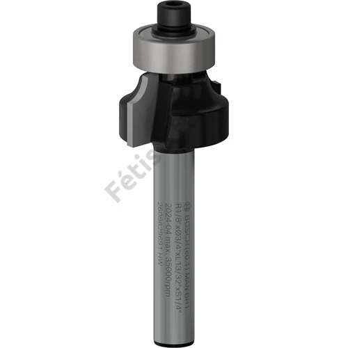 Bosch PRO alakmaróbetét, lekerekítő, R 1/8?, szár 1/4?