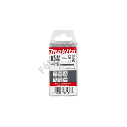 Makita szúrófűrészlap fára, L77mm Z14 B18 100db