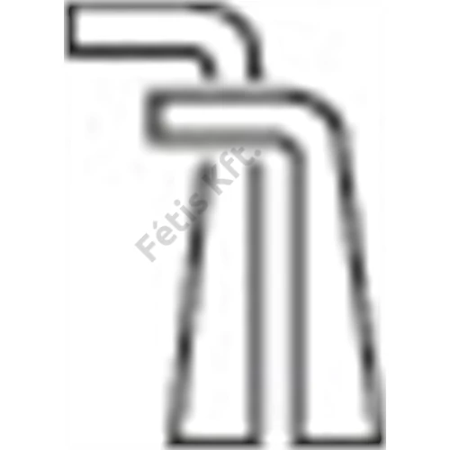 Gedore seeger-fogó külső biztosító gyűrűkhöz, hajlított, 19-60 mm (8000 AE 21)