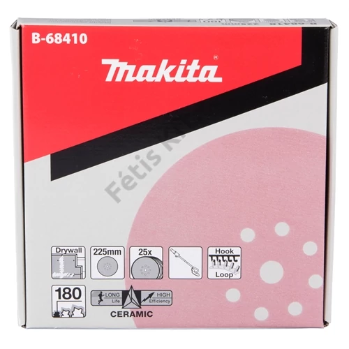 Makita tépőzáras csiszolópapír 225mm K180 25db (falcsiszolóhoz)
