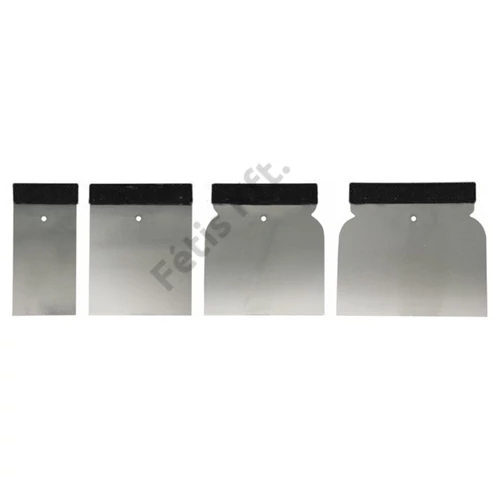 Abraboro kézi kaparó INOX 4db 50/80/100/120 mm