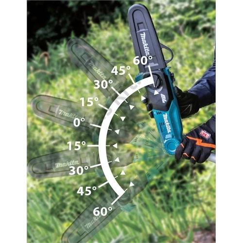 Makita DUA200Z 18V LXT Li-ion BL 260 W magassági ágvágó 20 cm, 0,325