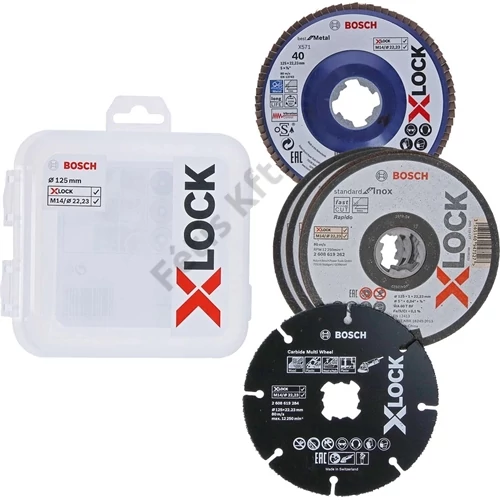 Bosch X-Lock kezdő készlet 125mm inoxhoz