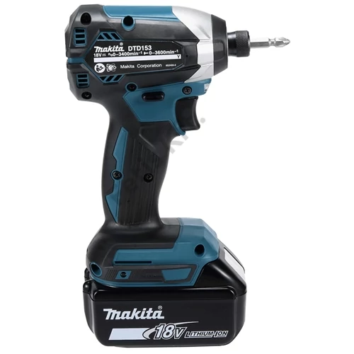 Makita DTD153RTJ 18V LXT Li-ion BL 170Nm ütvecsavarbehajtó 1/4 2x5.0Ah