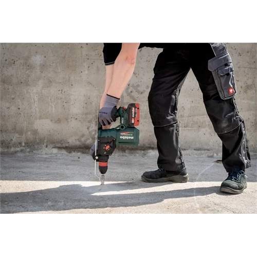 Metabo KH 18 LTX BL 28 Q akkus kombikalapács 18V 2x LiHD, töltő ASC 145 + Quick cseretokmány, metaBOX 165 L